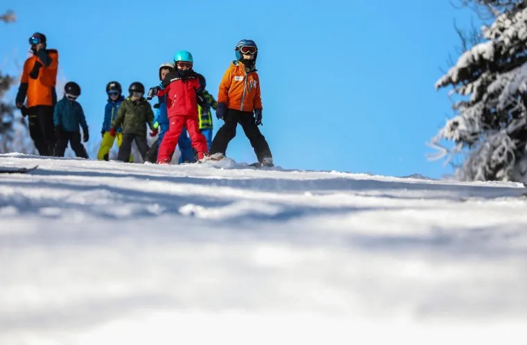 Uživanje na snijegu na zagrebačkom Sljemenu