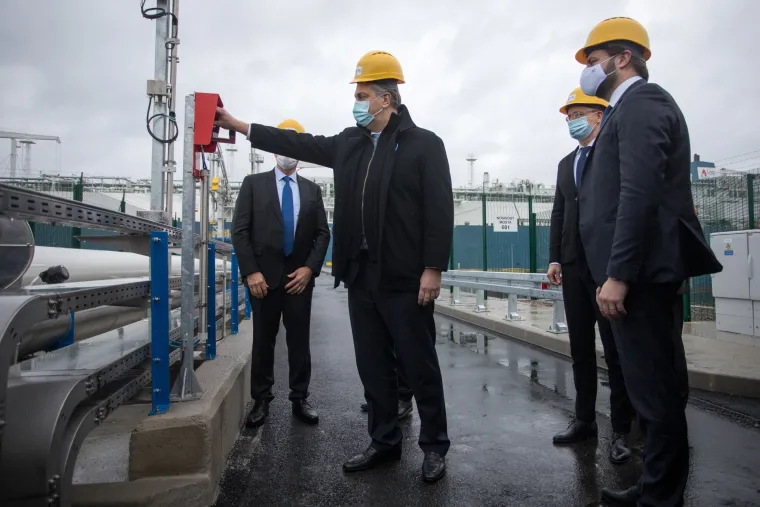 Premijer Andrej Plenković pustio u pogon LNG terminal i spojni plinovod Zlobin-Omišalj