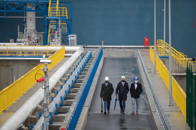 Premijer Andrej Plenković pustio u pogon LNG terminal i spojni plinovod Zlobin-Omišalj