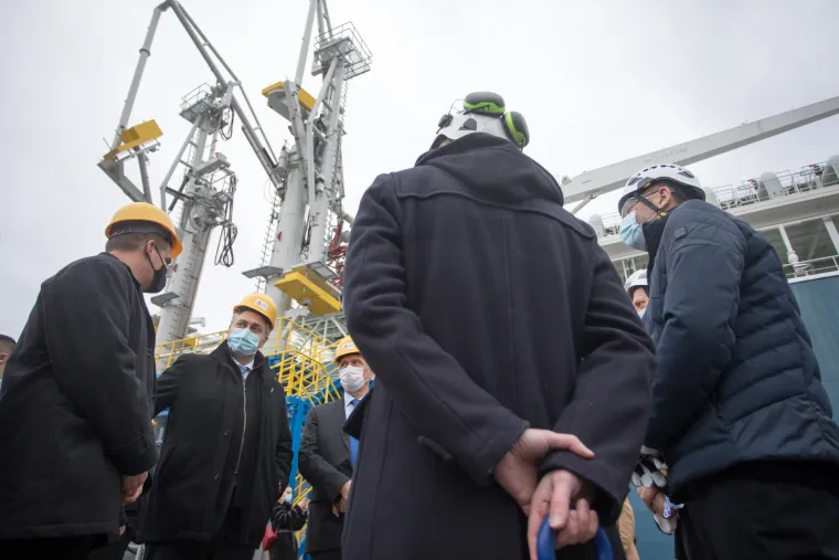 Premijer Andrej Plenković pustio u pogon LNG terminal i spojni plinovod Zlobin-Omišalj
