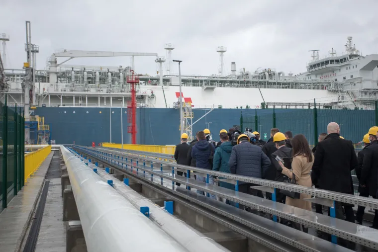 Premijer Andrej Plenković pustio u pogon LNG terminal i spojni plinovod Zlobin-Omišalj