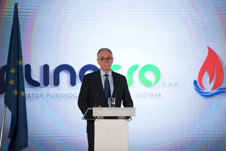Premijer Andrej Plenković pustio u pogon LNG terminal i spojni plinovod Zlobin-Omišalj