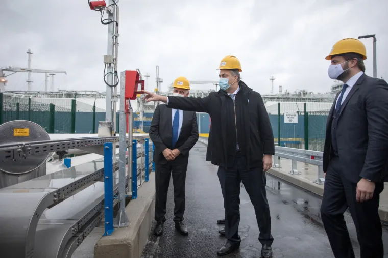 Premijer Andrej Plenković pustio u pogon LNG terminal i spojni plinovod Zlobin-Omišalj