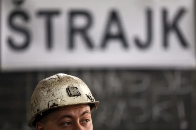 &Scaron;trajk rudara u Brezi