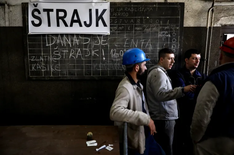 &Scaron;trajk rudara u Brezi