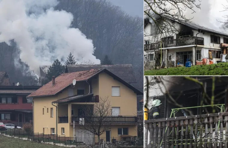 Požar progutao kuću u zagrebačkom Dankovcu