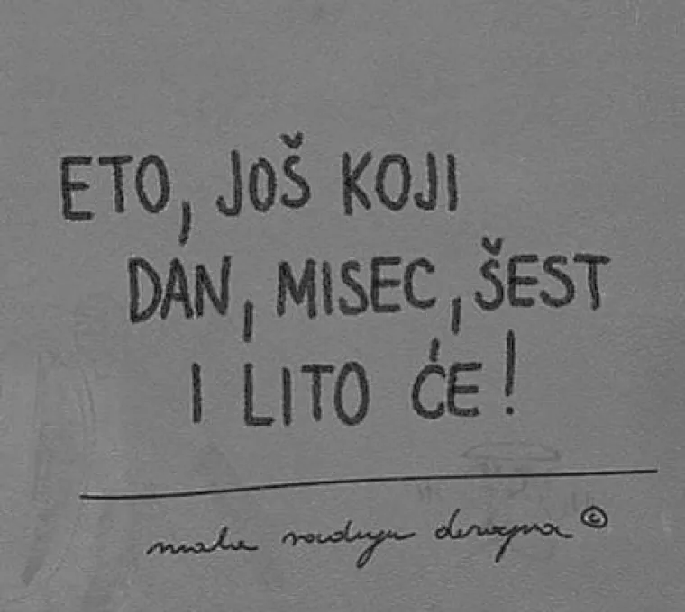 'Ulicegrada' objavljuju grafite diljem Hrvatske, izdvojili smo one za 'ljep&scaron;i dan'
