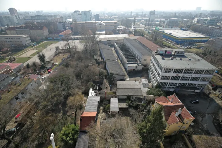 Pogled na zapadni dio grada Zagreba