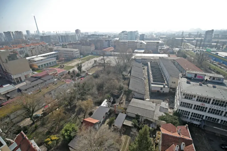 Pogled na zapadni dio grada Zagreba