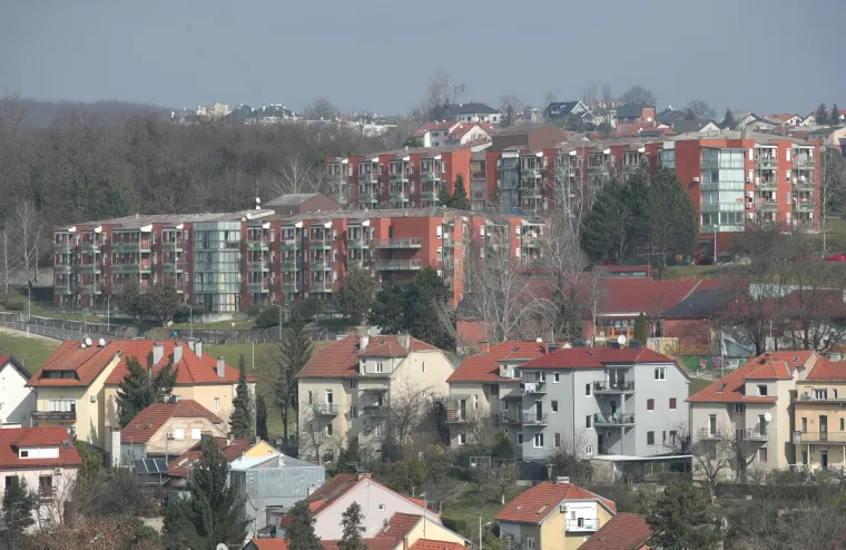Pogled na zapadni dio grada Zagreba