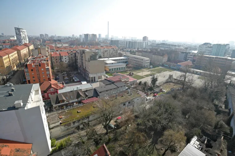 Pogled na zapadni dio grada Zagreba