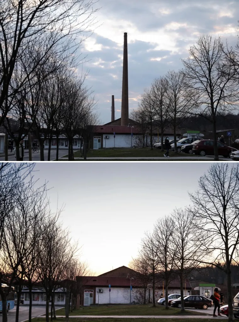 Na Črnomercu su u nedjelju u podne minirana su dva stara dimnjaka koja su se nalazila u industrijskom kompleksu nekadašnje ciglane.