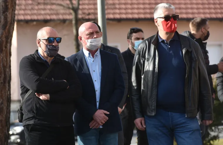 Sprovod rukometnog trenera Zlatka Saračevića na Mirogoju