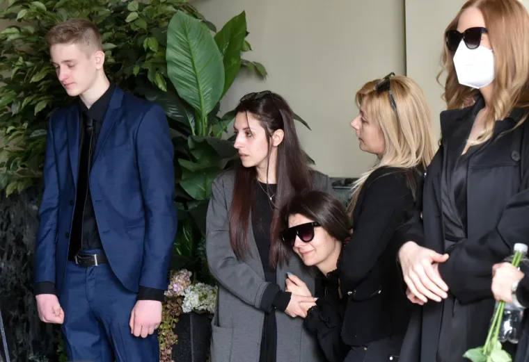 Sprovod rukometnog trenera Zlatka Saračevića na Mirogoju