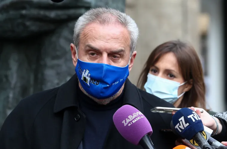 06.01.2021., Zagreb - Obilježavanje 78. obljetnice smrti Nikole Tesle.