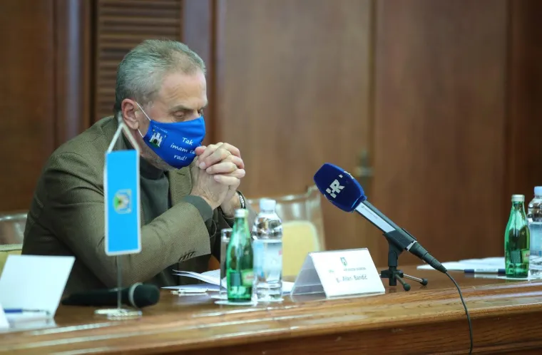 20.01.2021., Zagreb - Obrtnička komora. Konferencija za novinare na temu - Objava Javnog poziva za dodjelu potpora obrtnicima.