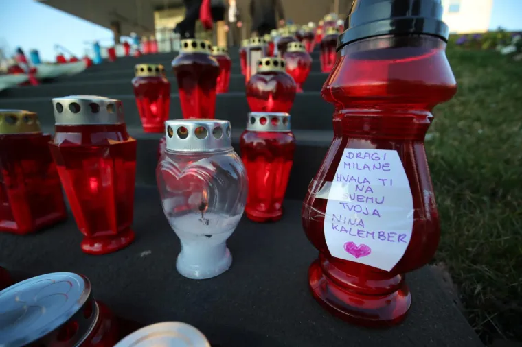 Dragi Milane, hvala ti na svemu. Tvoja Nina Kalember, napisala je jedna žena