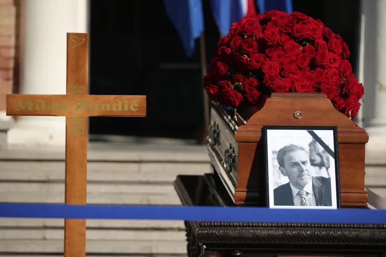 03.03.2021., Zagreb - Posljednji ispraćaj gradonačelnika Milana Bandića na groblju Mirogoj. Photo: Goran Stanzl/PIXSELL