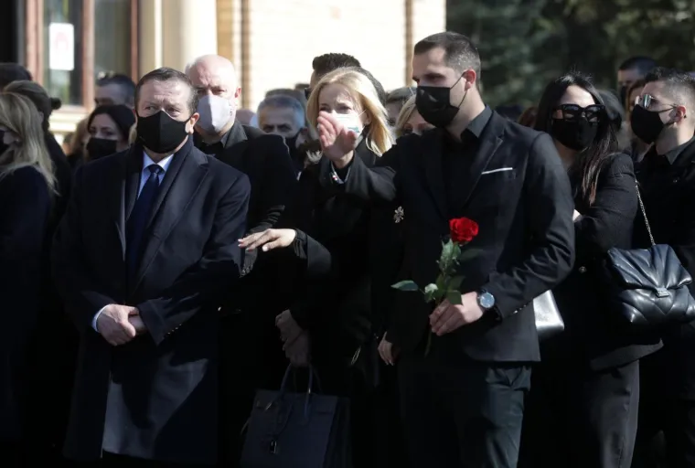 03.03.2021., Zagreb - Posljednji ispraćaj gradonačelnika Milana Bandića na groblju Mirogoj.Damir Boras  Photo: Robert Anic/PIXSELL