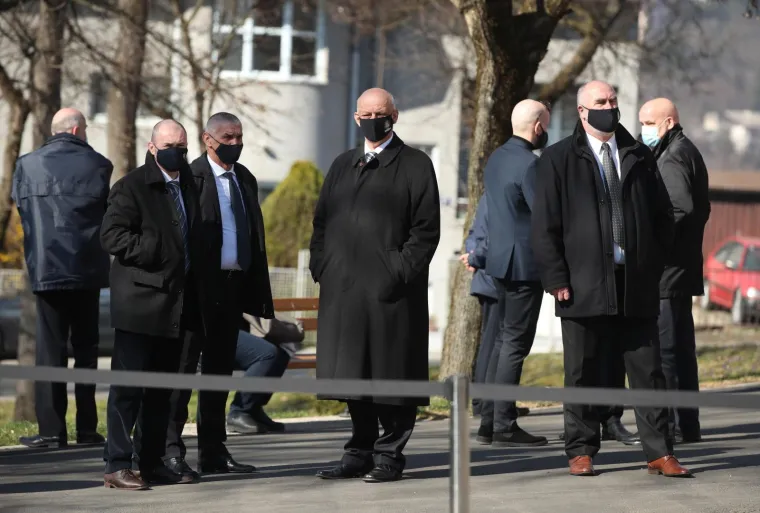 03.03.2021., Zagreb - Posljednji ispraćaj gradonačelnika Milana Bandića na groblju Mirogoj. Photo: Goran Stanzl/PIXSELL