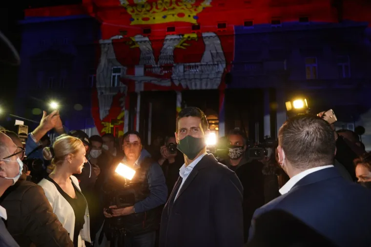 POGLEDAJTE KAKO JE  ĐOKOVIĆ PROSLAVIO POVIJESNI USPJEH: Beograd je sinoć gorio; 'Volim vas i jo&scaron; jedno veliko hvala'