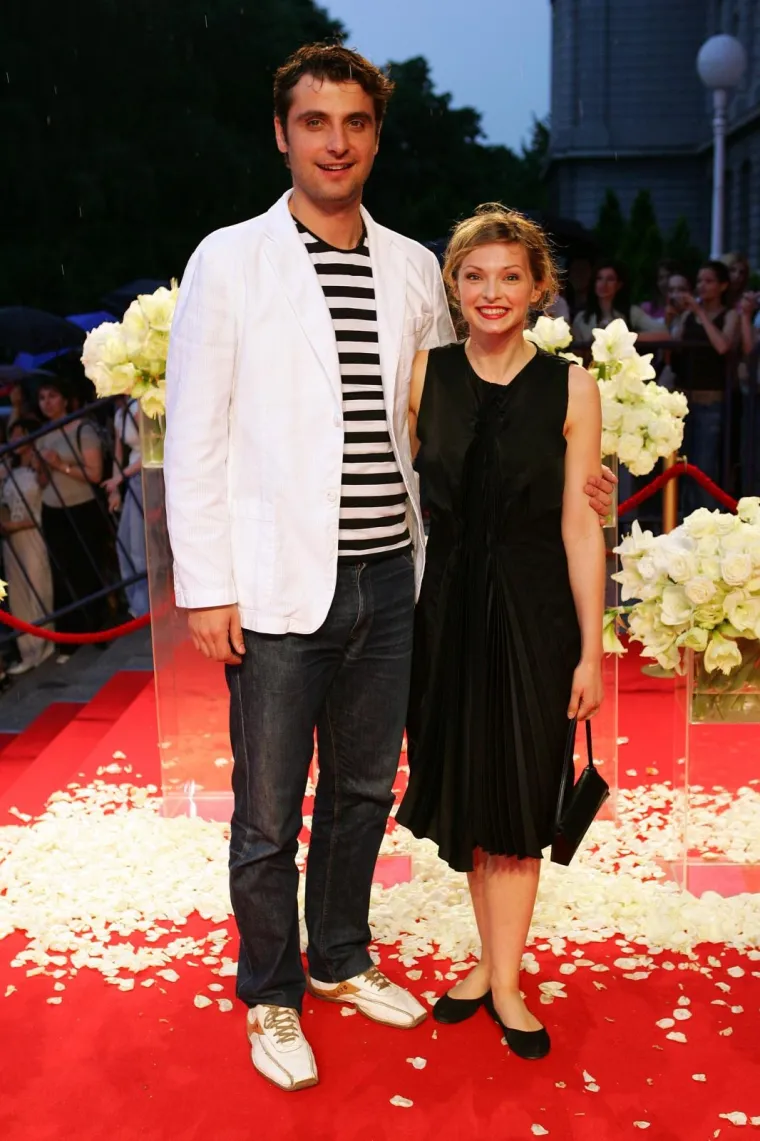 23.05.2006., Zagreb - Casopis Story proslavio je 4. rodjendan zabavom u muzeju Mimara na koji su pozvane brojne osobe iz javnog zivota. Robert Kurbasa, Ines Bojanic.
Photo: Slavko Midzor/PIXSELL
 ines bojanic
foto slavko midzor