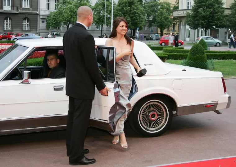 23.05.2006., Zagreb - Casopis Story proslavio je 4. rodjendan zabavom u muzeju Mimara na koji su pozvane brojne osobe iz javnog zivota. Nina Badric.
Photo: Davor Puklavec/PIXSELL