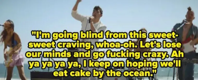 DNCE, "Cake By The Ocean"