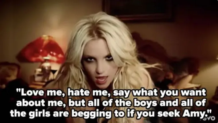 Britney Spears, "If You Seek Amy"