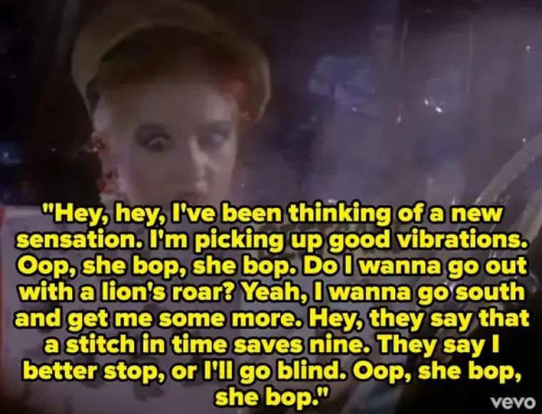 Cyndi Lauper, "She Bop"