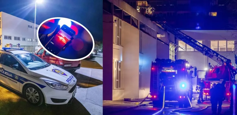 Veliki požar u &scaron;koli u Puli