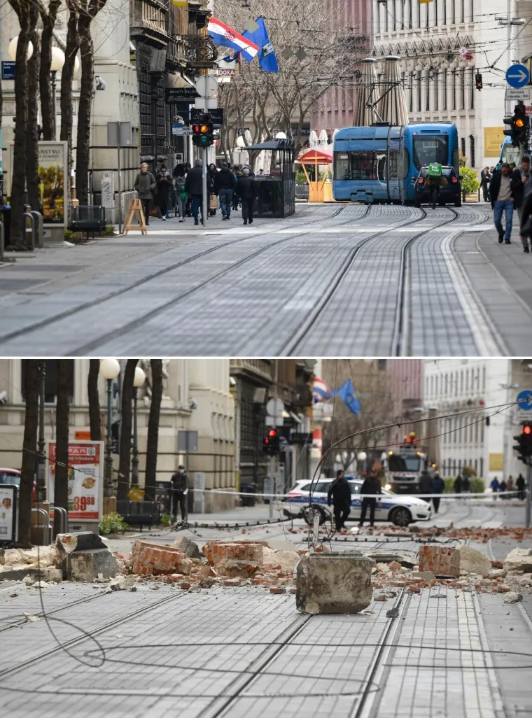 GODI&Scaron;NJICA KATASTROFALNOG ZAGREBAČKOG POTRESA: Pogledajte kako je metropola izgledala tada, a kako izgleda sada