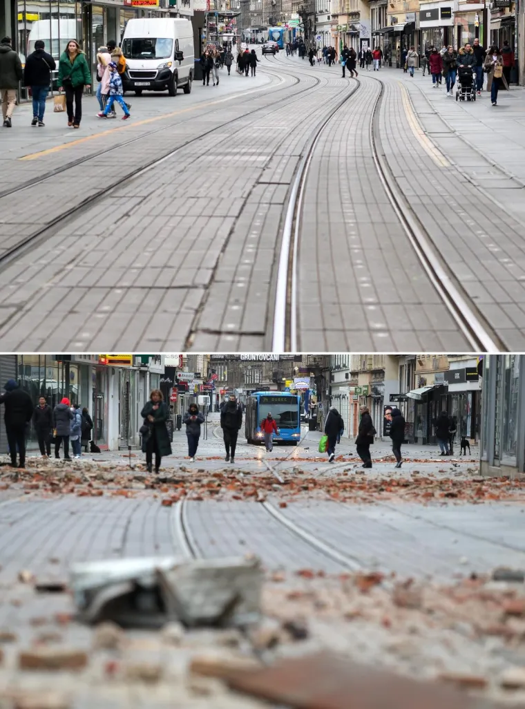 GODI&Scaron;NJICA KATASTROFALNOG ZAGREBAČKOG POTRESA: Pogledajte kako je metropola izgledala tada, a kako izgleda sada
