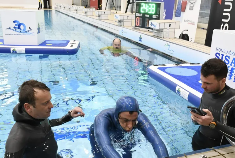 Uspio je: &Scaron;obat oborio vlastiti rekord u ronjenju na dah