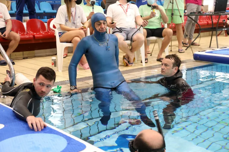 Uspio je: &Scaron;obat oborio vlastiti rekord u ronjenju na dah