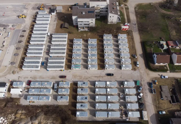 FASCINANTNE FOTOGRAFIJE IZ ZRAKA: Ovdje sada žive Petrinjci čiji domovi su stradali u razornom potresu