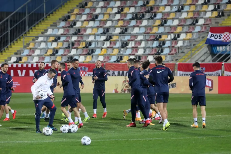 VATRENI ODRADILI POSLJEDNJI TRENING PRED MALTU: Pogledajte kadrove s Rujevice