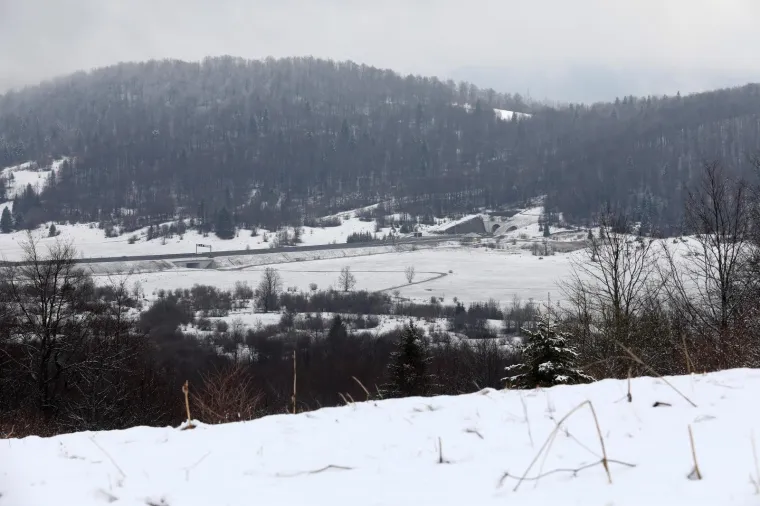 Snijeg u Gorskom Kotaru