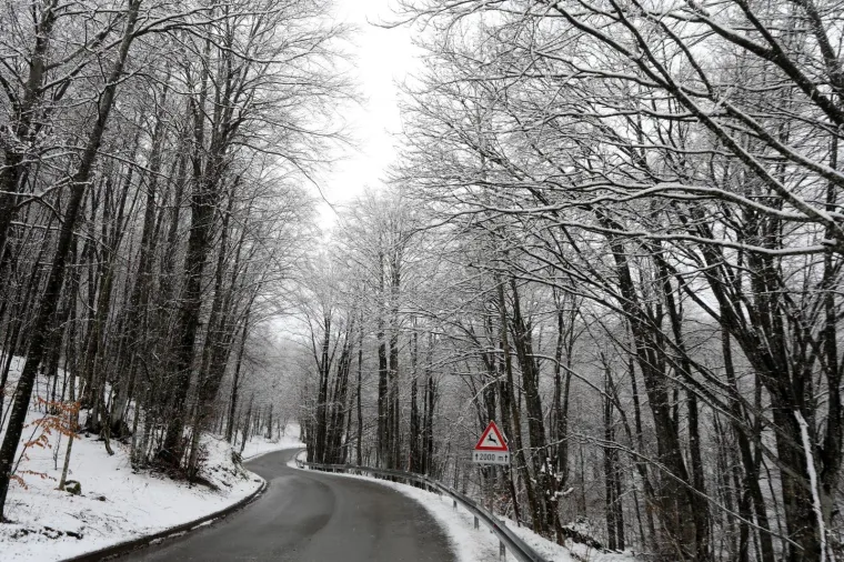 Snijeg u Gorskom Kotaru