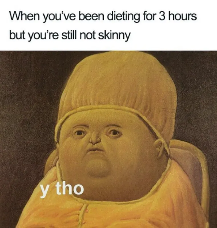 JE LI DIJETA U 2021. IZVEDIVA? PITAMO ZA FRENDA: Ako vas hvata panika zbog skidanja u kupaći, ova porcija memova je za vas