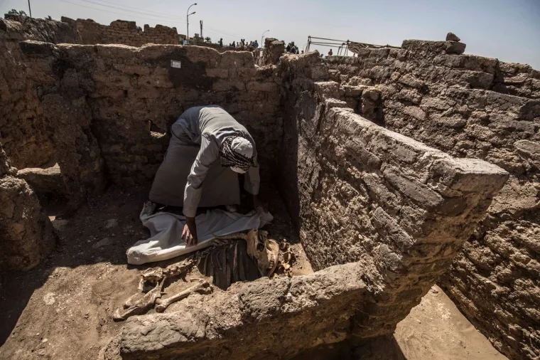 Sada, sedam mjeseci nakon početka kopanja, otkriveno je nekoliko područja ili kvartova, uključujući pekaru, upravni okrug i stambeno područje.