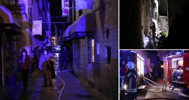 Požar u staroj gradskoj jezgri: Poginuo vlasnik kuće, žena i vatrogasac ozlijeđeni