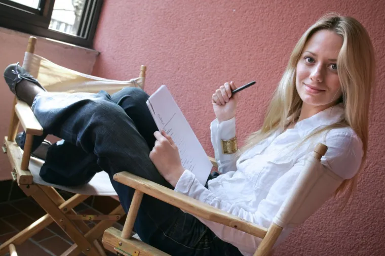 07.04.2005., Zagreb - Glumica Jelena Veljaca. 
Photo: Robert Anic/24sata