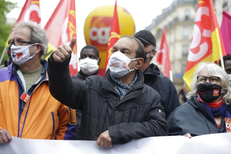 Tradicionalni prvomajski prosvjedi u Francuskoj unatoč restrikcijama: 'Želimo živjeti, a ne preživljavati'