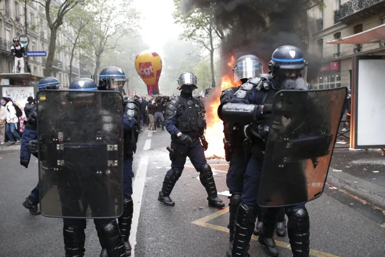 Tradicionalni prvomajski prosvjedi u Francuskoj unatoč restrikcijama: 'Želimo živjeti, a ne preživljavati'