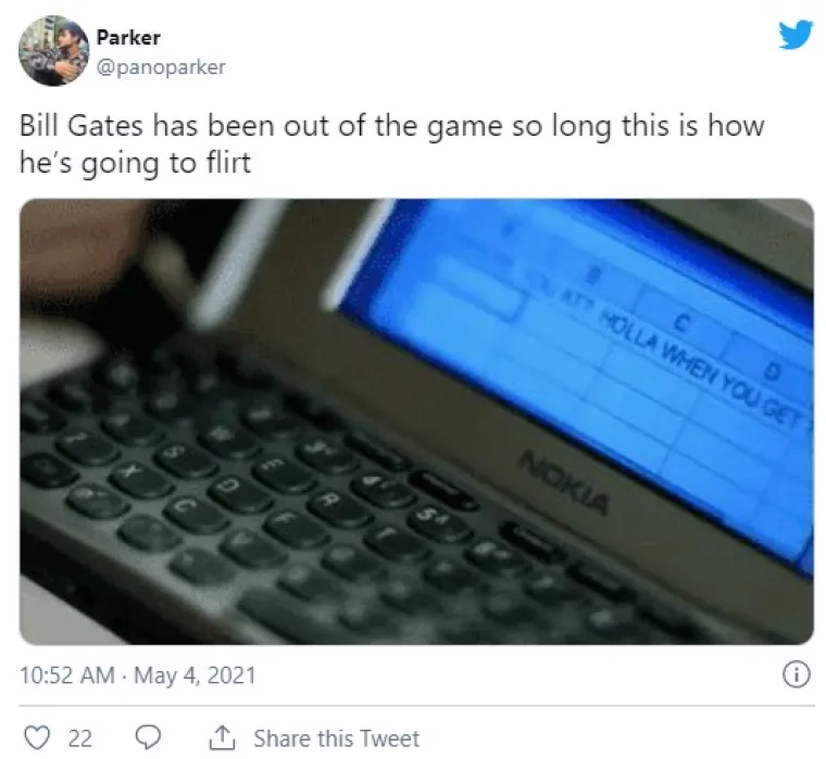 Vjenčali su se 1994. i imaju troje djece. Prije nego &scaron;to je postavio pitanje, Melinda ga je zatekla kako na ploči pi&scaron;e razloge za i protiv braka.