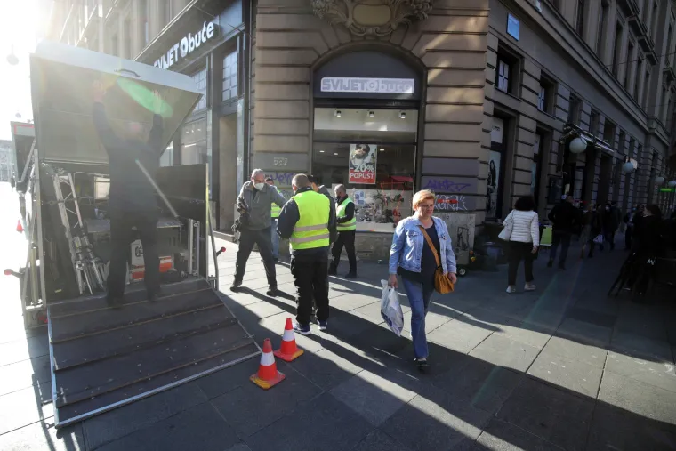 Set se postavlja u Ilici: U centru Zagreba nastavlja se snimanje britanske mini-serije