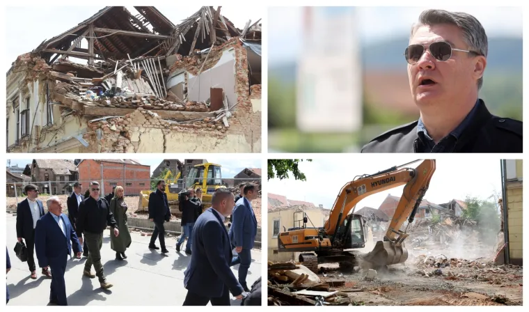 Zoran Milanović obi&scaron;ao razoreni centar Petrinje