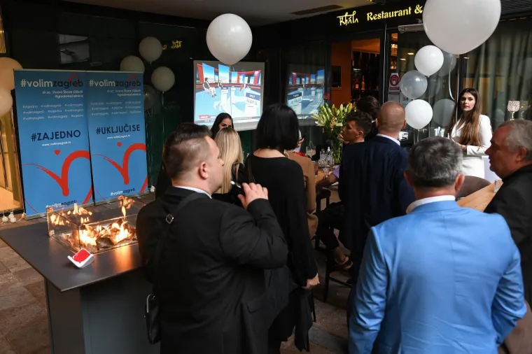 NASMIJEŠENA ŠKARE OŽBOLT: Atmosfera u stožeru kandidatkinje za zagrebačku gradonačelnicu