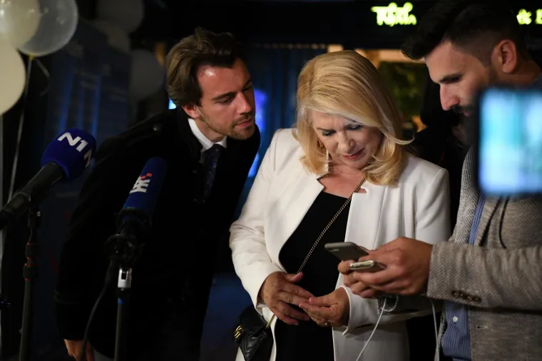 NASMIJE&Scaron;ENA &Scaron;KARE OŽBOLT: Atmosfera u stožeru kandidatkinje za zagrebačku gradonačelnicu